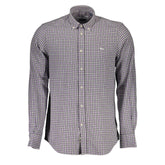 Chemise homme en coton violet Harmont & Blaine