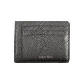 Portefeuille en cuir noir Calvin Klein