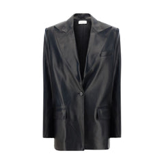 Magda Butrym Black Leather Jacket