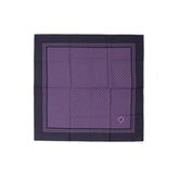 Pochette de costume en soie violette Dolce & Gabbana