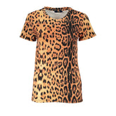 Cavalli Class Orange Baumwoll-T-Shirt für Damen