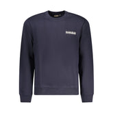 Napapijri Blue Cotton Men Sweater