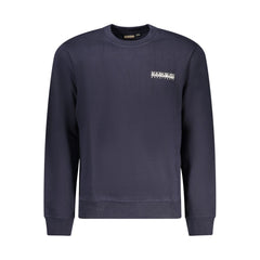 Napapijri Blue Cotton Men Sweater
