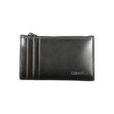 Portefeuille en cuir noir Calvin Klein