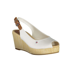 Sandales en coton blanc Tommy Hilfiger