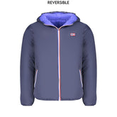 Norwegen 1963 Blaue Polyamid Herrenjacke