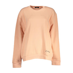 Pull en coton rose Cavalli Class pour femme