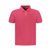 Polo homme K-WAY rose en coton