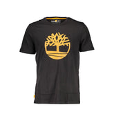 Schwarzes Timberland Baumwoll-T-Shirt