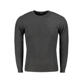 Cavalli Class Herrenpullover aus schwarzer Viskose