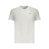 Fila Weißes Baumwoll-T-Shirt für Herren