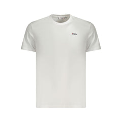 Fila Weißes Baumwoll-T-Shirt für Herren