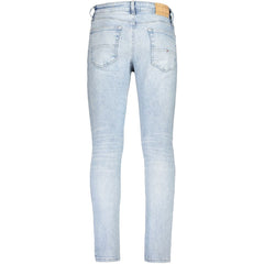 Tommy Hilfiger Herrenjeans aus blauer Baumwolle, schmal zulaufend