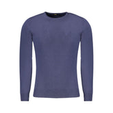 Cavalli Class Herrenpullover aus blauer Viskose