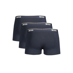 Boxer Hugo Boss bleu en coton pour homme