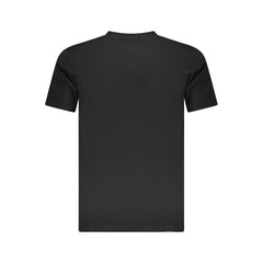 Cavalli Class Schwarzes Baumwoll-T-Shirt für Herren