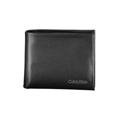 Portefeuille homme Calvin Klein noir en polyester
