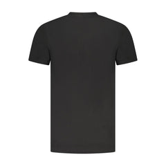 Cavalli Class Schwarzes Baumwoll-T-Shirt für Herren