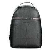 Tommy Hilfiger Herrenrucksack aus schwarzem Polyethylen