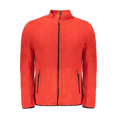 Pull homme rouge en polyester Norvège 1963