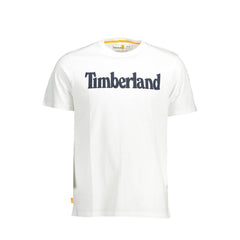 Timberland Weißes Baumwoll-T-Shirt für Herren