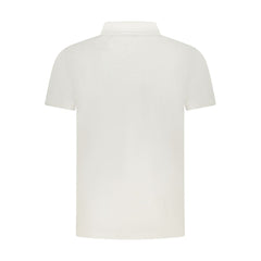 Cavalli Class Weißes Baumwoll-Poloshirt für Herren