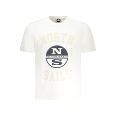 Weißes Baumwoll-T-Shirt von North Sails für Herren