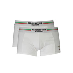 Boxer homme en coton blanc Aeronautica Militare