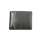 Portefeuille en cuir noir Calvin Klein