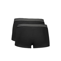Cavalli Class Schwarze Baumwoll-Boxershorts für Herren