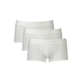 Bikkembergs Herren-Boxershorts aus weißem Polyester