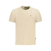 Napapijri T-shirt homme en coton beige