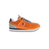 Baskets homme US POLO ASSN. orange en polyester