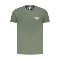 Grünes Baumwoll-T-Shirt der Accademia Militare
