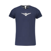 T-shirt en coton bleu Accademia Militare