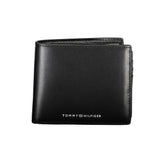 Portefeuille Tommy Hilfiger en cuir noir