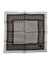 Dolce & Gabbana Mehrfarbig gemusterter quadratischer Foulard-Schal für Herren