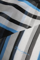 Écharpe cache-cou rayée multicolore Dolce & Gabbana