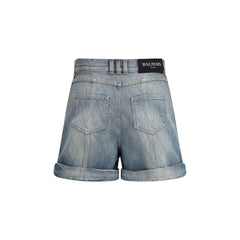 Short en jean Balmain