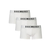 Sous-vêtements en coton blanc Bikkembergs
