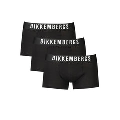 Sous-vêtements en coton noir Bikkembergs