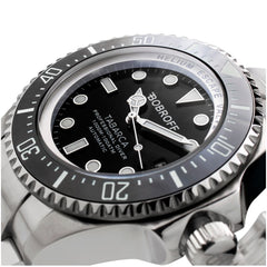 Montre Bobroff en acier inoxydable gris