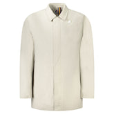 K-WAY Beige Polyamide Men Jacket