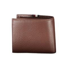 Portefeuille Tommy Hilfiger en cuir marron