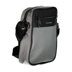 Calvin Klein graue Polyester-Schultertasche