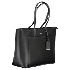 Calvin Klein Schwarze Polyester-Handtasche