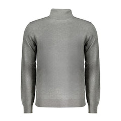 Pull en polyester gris Norvège 1963