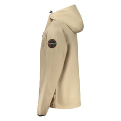 Veste pour homme Napapijri beige en polyester recyclé