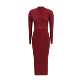 Self-Portrait Rippen-Midikleid