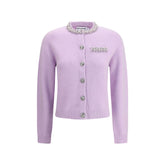 Cardigan orné de bijoux Autoportrait